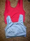 Light Blue Crop Tank-Size 6